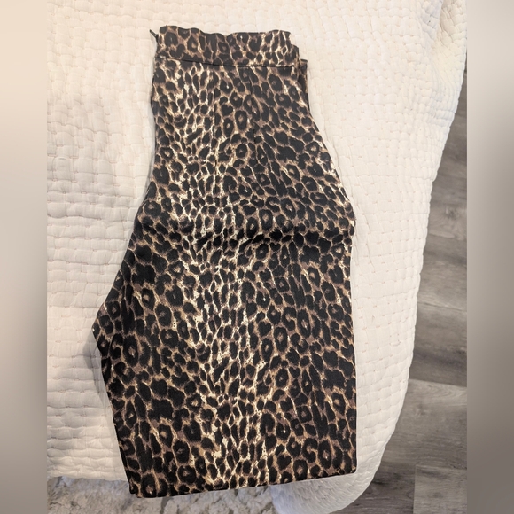 Leopard Cigarette Pants - Picture 3 of 6